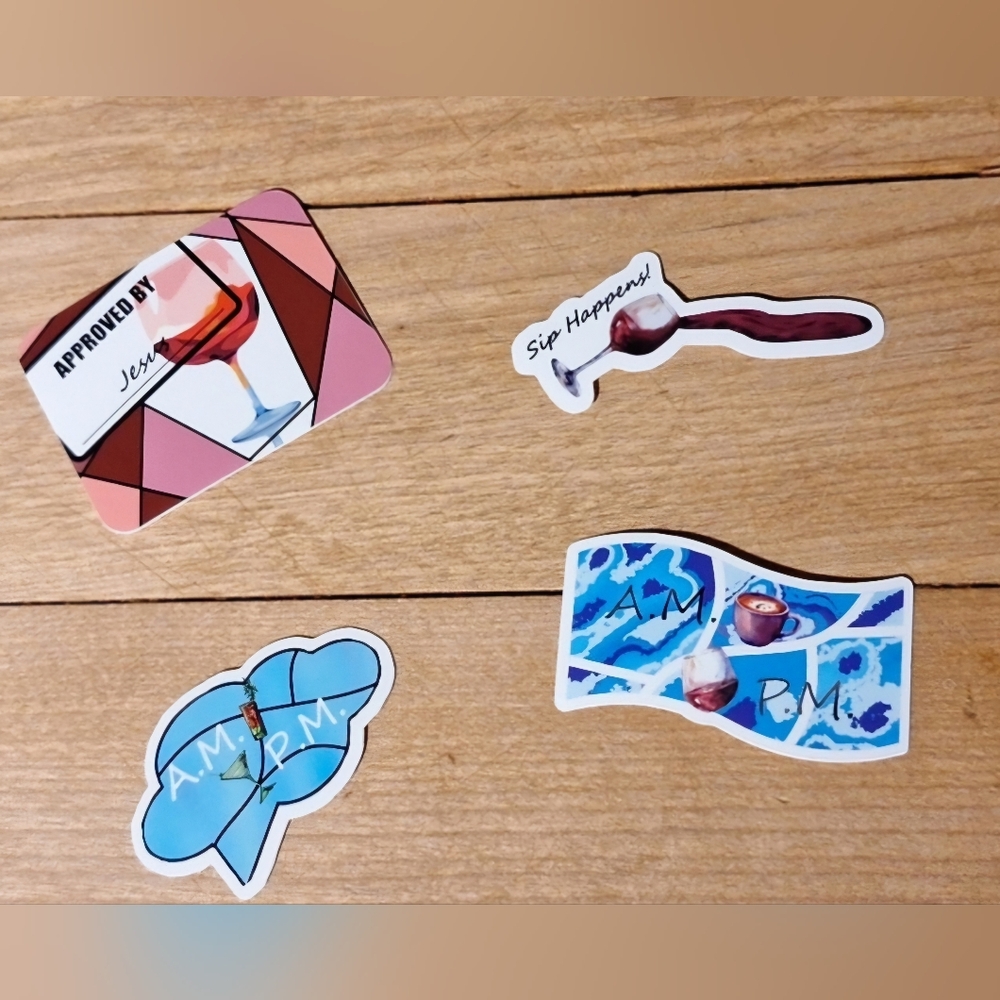 4 Pack Sticker